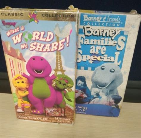 Vtg Barney Families Are Special Vhs Barney And And 48 Similar Items