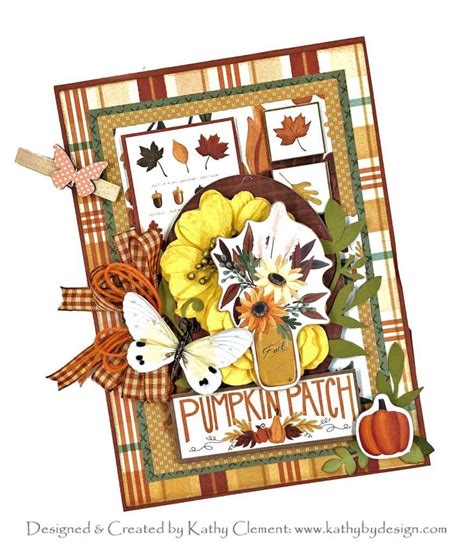 Pumpkin Patch Fall Greeting Card Kathy By Design
