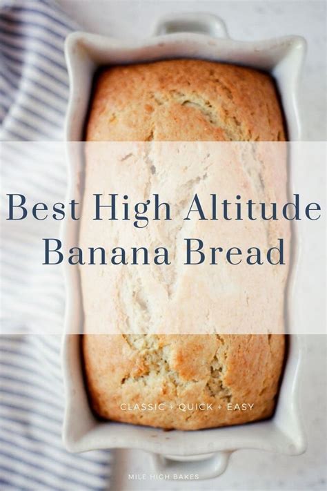 We made a lot of them until we came up with a collective favorite. Best Banana Bread High Altitude Recipe Digital Recipe PDF | Etsy in 2020 | Best banana bread ...