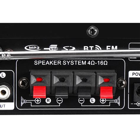 Bt A V V Hifi Audio Stereo Power Amplifier Bluetooth Fm Radio