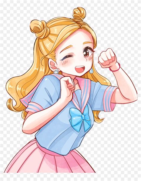 Png Sticker Sana Twice Cute Chibi Transparent Png 925x1147