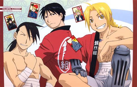 Ling Yao Edward Elric And Roy Mustang Full Metal Alchemist Wallpaper