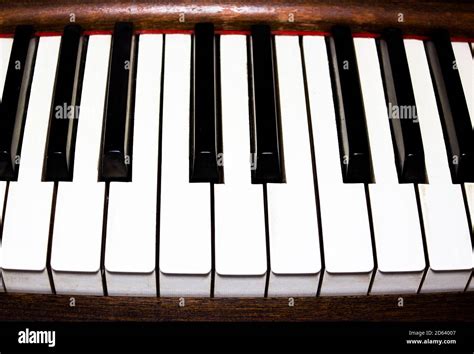 Piano Keys Close Up Stock Photo Alamy