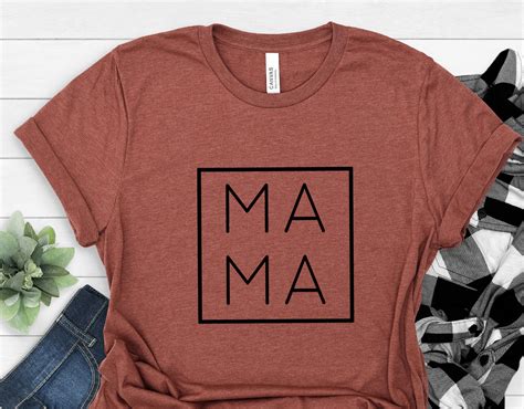 Mama Shirt Mama Tshirt Mama T Shirt Mom Shirt Mothers Day Etsy