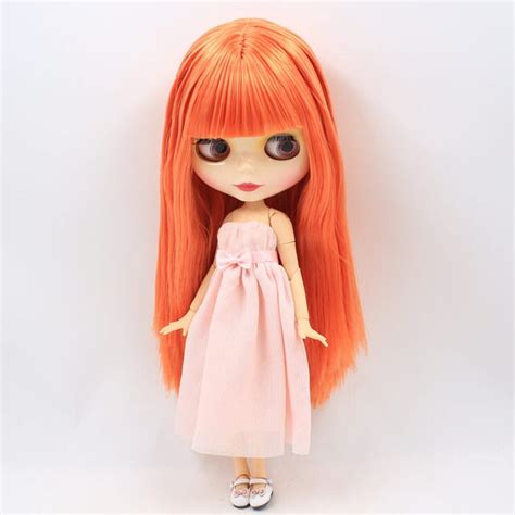 ICY Nude Factory Blyth Doll Series No 260BL0388 Deep Orange Hair White