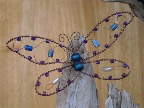 Wire And Bead Butterfly Magnet With By Angelasartandjewelry 3000