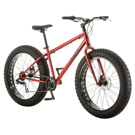 Mongoose Hitch All Terrain Fat Tire Bike 26 Inch Wheels Mens Style Red