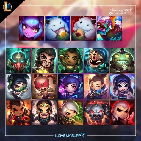League Of Legends All Champie Icons Have You Found A Playstyle You