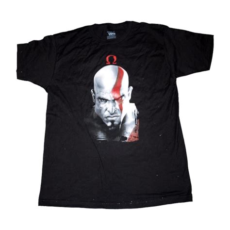 God Of War Kratos And Omega Symbol T Shirt M Ikon Collectables