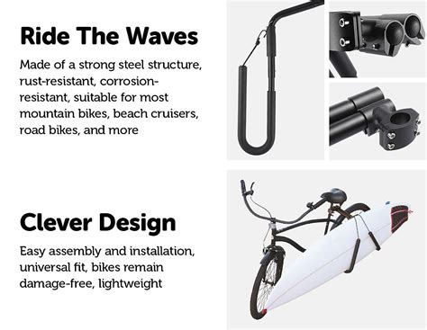 Bicycle Surfboard Rack Carrier Outdoor And Leisure Carriers And Racks