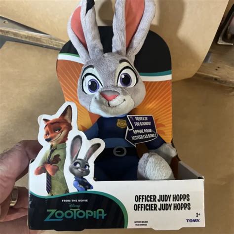 Disney Zootopia Officer Judy Hopps Talking Plush Tomy Tested Working