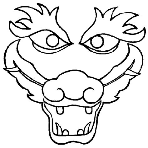 Simple Chinese Dragon Outline Clipart Best