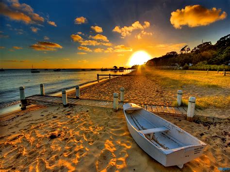Sunset Beach Wallpaper Pictures
