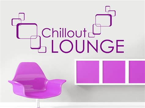 Retro Wandtattoo Chillout Lounge Von