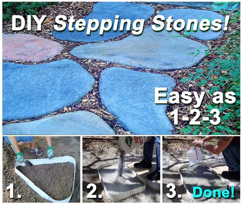 Diy Concrete Stepping Stones Any Way You Want Them 1 Shape The Form