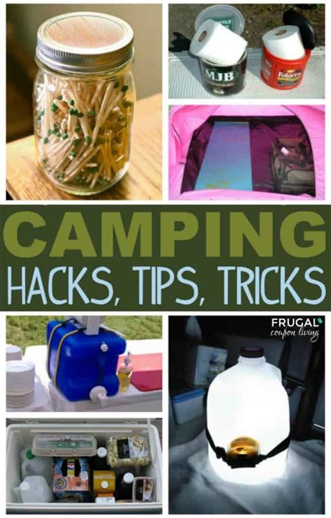 Camping Hacks, Tips and Tricks