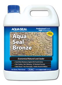 Aqua-Seal Bronze Economical Natural Look Sealer | Tilers Trade Tools| All Tiling Tools & Materials