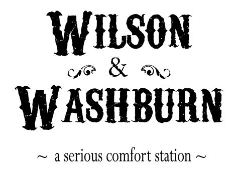 Menu — Wilson And Washburn