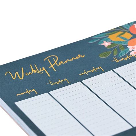 Pretty Floral Weekly Planner