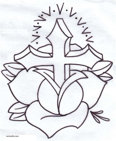 Drawings Of Crosses