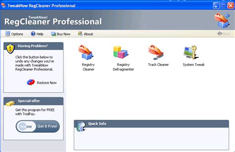 Tweaknow Regcleaner Professional Download For Free Getwinpcsoft