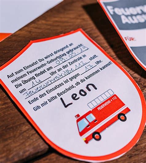 Pin auf Feuerwehrmann party