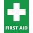 First Aid Sign  Metal 300mm X 225mm