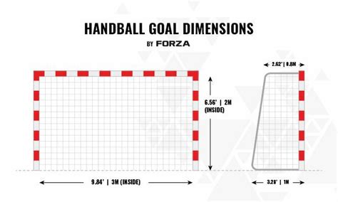 Handball Goal Dimensions Goal Size Guide Net World Sports