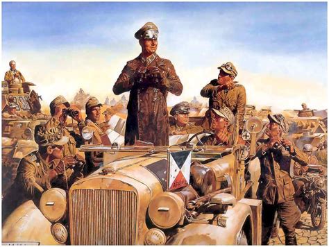 German General Erwin Rommel Desert Fox World War Two World War