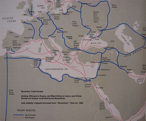 The Byzantine Empire Was Active In Interregional Trade Constantinople