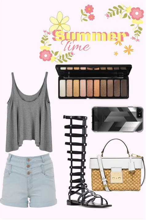 Cool For Summer🖤 Polyvore Image Summer Fashion Moda Summer Time
