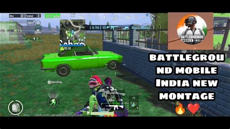 Battleground Mobile India New Montage Video Youtube