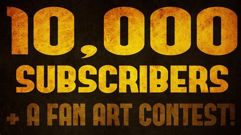 10000 Subscribers Announcement Plus An Otis Jiry Fan Art Contest
