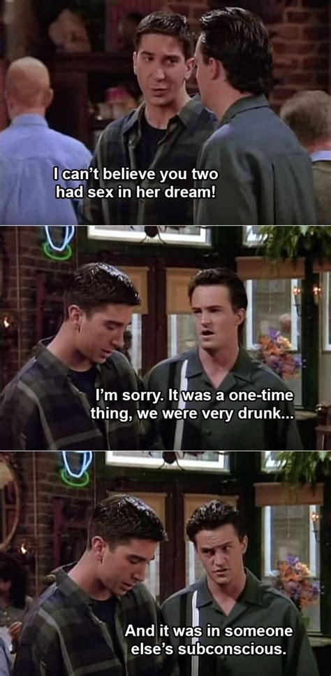 Do you know me or are you just really good at this game? When his sarcasm over Ross's jealousy couldn't be ...
