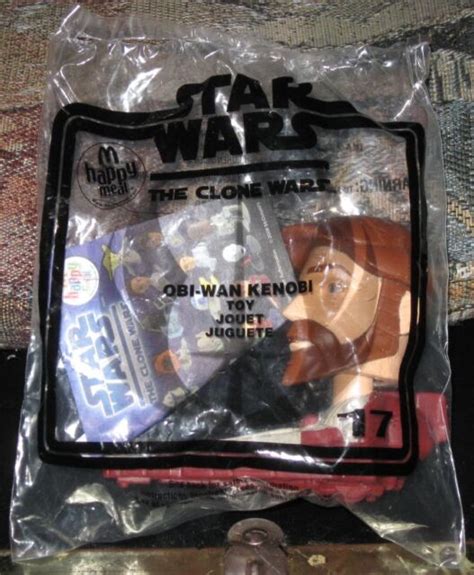 2008 Star Wars Clone Wars Mcdonalds Happy Meal Toy Obi Wan Kenobi 17