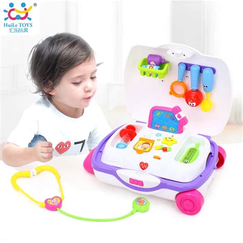 Kids Doctor Suitcase Pretend Play Toy With Electronic Music Doctor