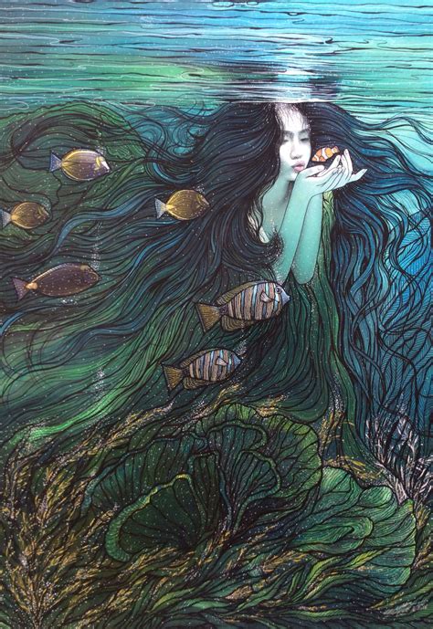 Beautiful Mermaid No Information Provided Re Art Mermaid Art