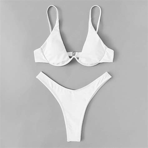 ana elaine white bikini bikinis blush mark in 2021 bikinis bikini swimsuits high leg bikini
