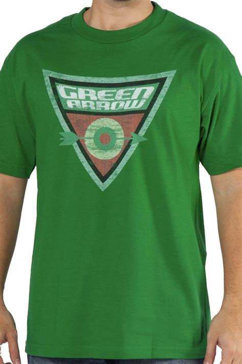 Shield Logo Green Arrow Shirt Dc Comics Green Arrow Mens T Shirt