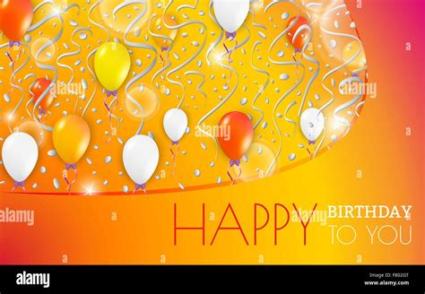 Happy Birthday Background Stock Vector Image And Art Alamy