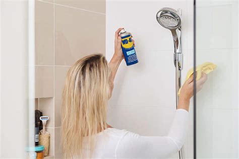 How To Remove Hard Water Stains From Glass Shower Doors Wd 40 Australia