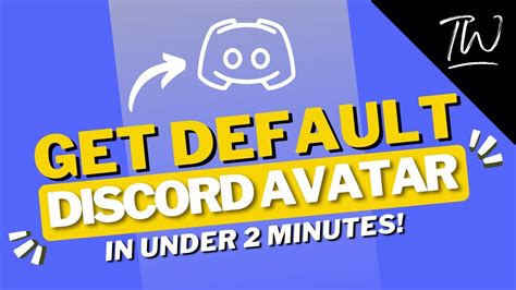 How To Get Discord Default Avatar Easily In Under 2 Minutes Youtube
