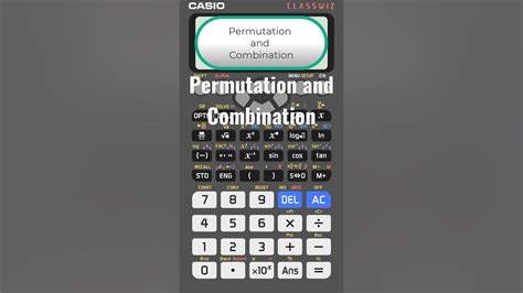Permutation And Combination With Casio Calculator Fx 991ex