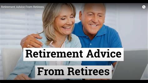 Retirement Advice From Retirees Youtube