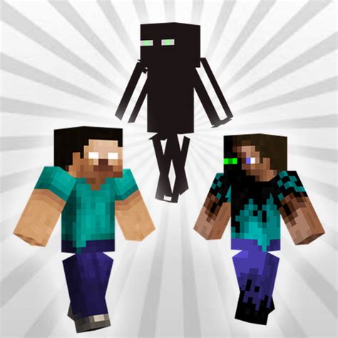 Herobrine And Enderman Skins For Minecraft By Nuapps Llc