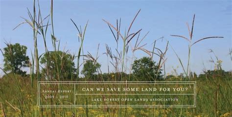 Can We Save Some Land For You Lake Forest Open Lands
