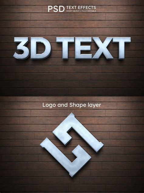 3d Text Effect Style Masterbundles