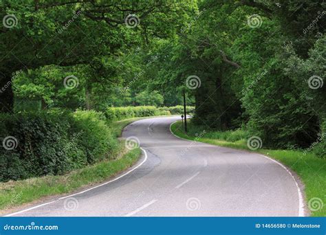 Winding Country Road England Stock Photo Image 14656580