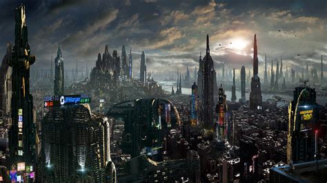 Matte Painting Future City Amazing Facts By Rich35211 On Deviantart