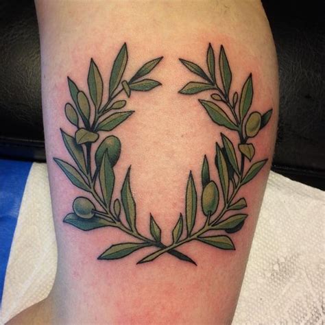 Olive Branch Tattoo Ideas For Peaceful And Tender People